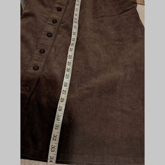 Women's Corduroy Skirt -Women Within- Brown Size 24W - Picture 5 of 5